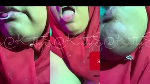 Jilbab nyepong sampai berlendir